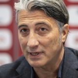 Murat Yakin explique ses choix face à la presse KEYSTONE/ENNIO LEANZA